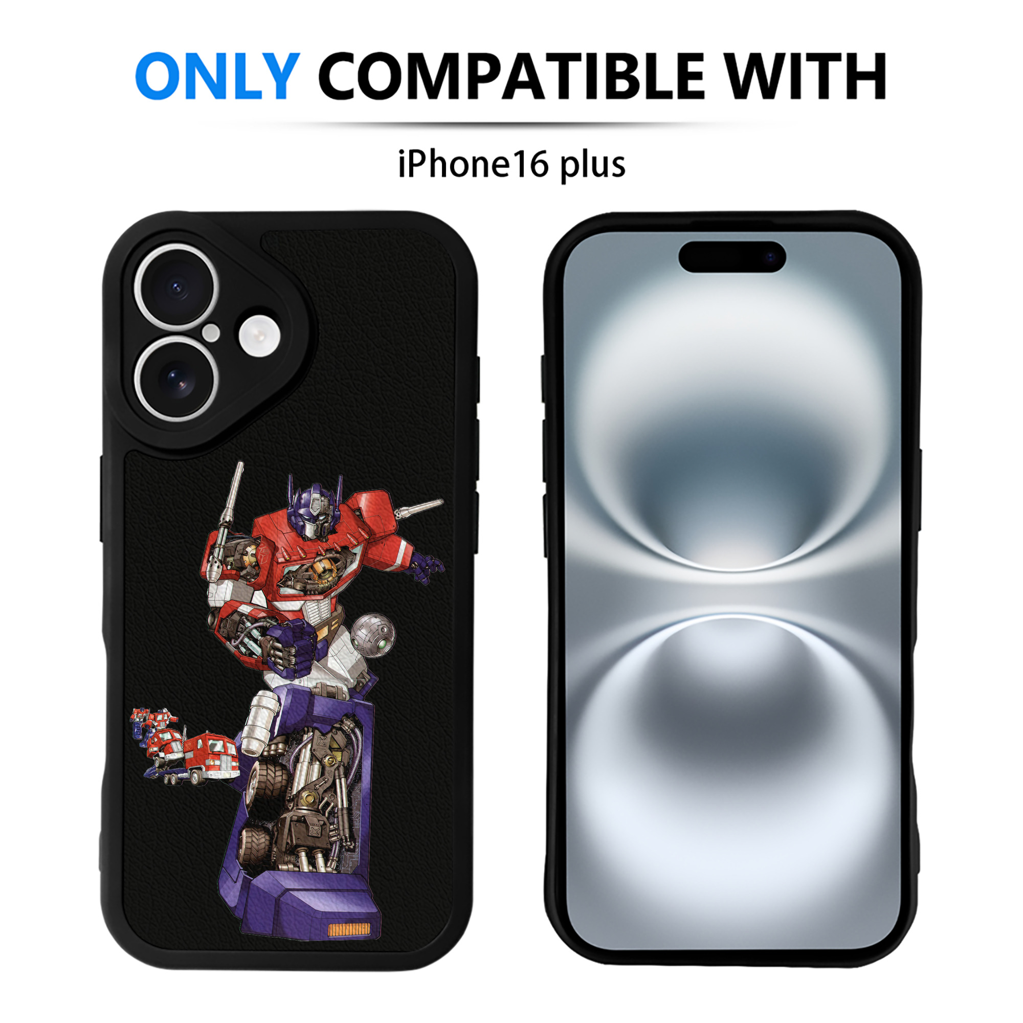 （画像用）  【iPhone 16シリーズ対応】シリコンスマホケース（レザー調） 材質：シリコン